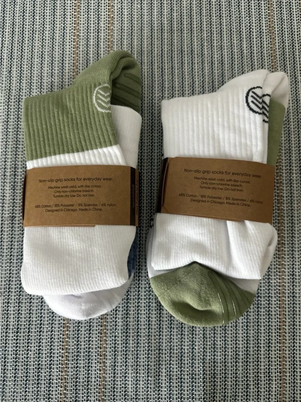 Grippy compression socks size large